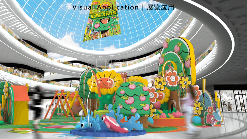 【花宝萌力大作战】萨尔瓦多插画艺术家IP美陈装置展