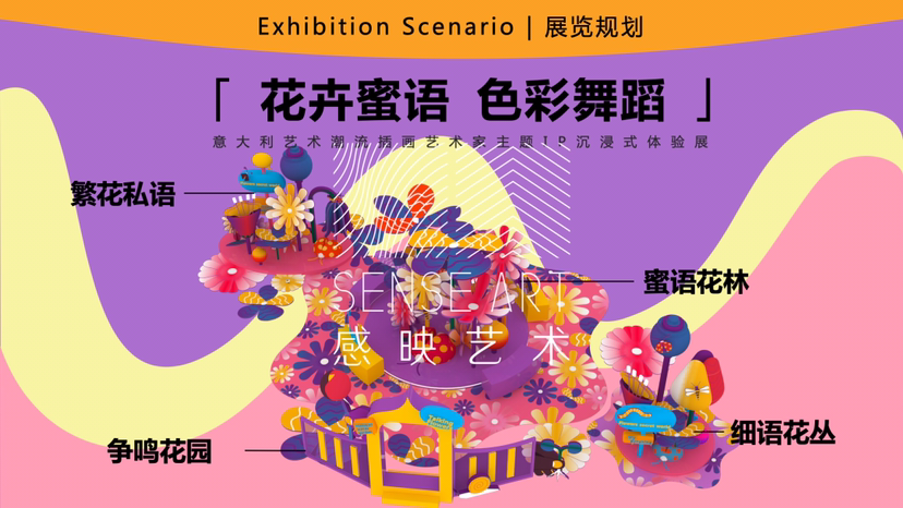 【繁花蜜语】意大利艺术潮流插画艺术家安德里亚·曼扎蒂联合感映艺术打造