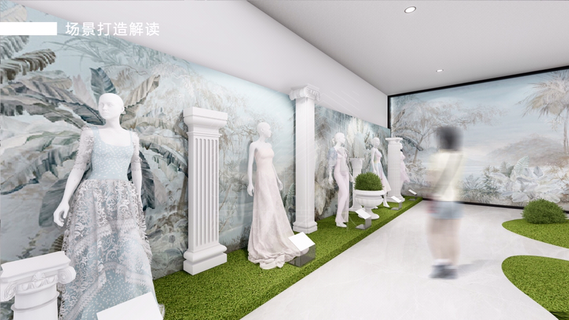 森系唯美礼服时尚艺术展[秘林仙境]