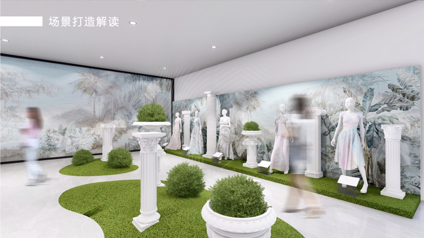 森系唯美礼服时尚艺术展[秘林仙境]