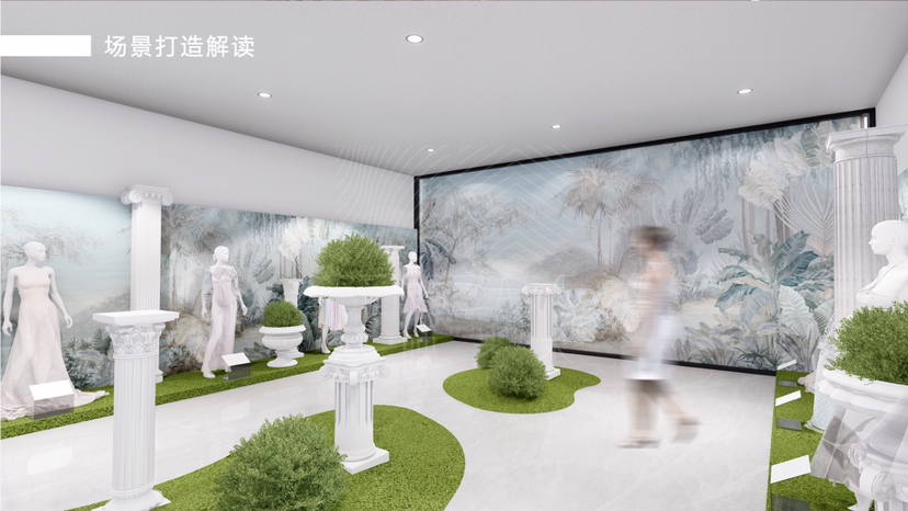 森系唯美礼服时尚艺术展[秘林仙境]