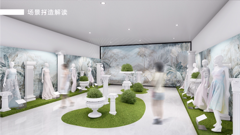 森系唯美礼服时尚艺术展[秘林仙境]