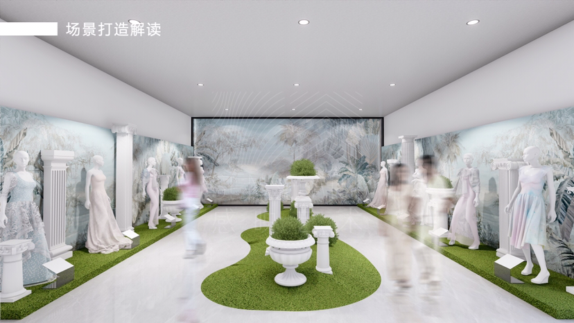 森系唯美礼服时尚艺术展[秘林仙境]