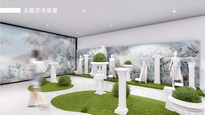 森系唯美礼服时尚艺术展[秘林仙境]