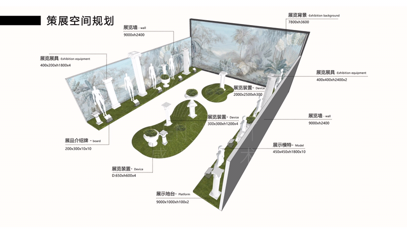 森系唯美礼服时尚艺术展[秘林仙境]