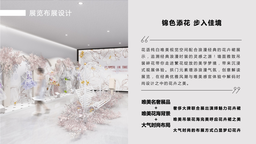 经典花卉裙时尚艺术收藏展《锦色添花》