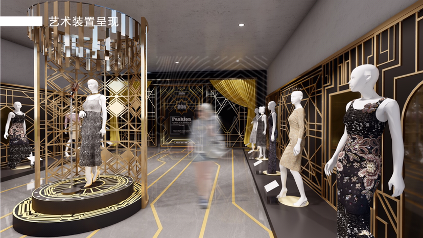 1920s复古时尚服饰臻品艺术展【鎏金年代】艺术展览奢侈品时尚展览