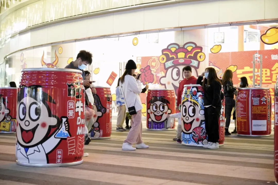 旺旺「新年就要旺」春节主题展览互动策划再也不怕抽不中隐藏款了