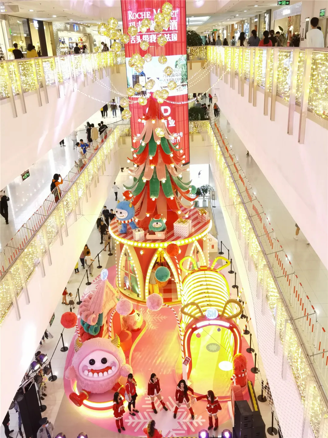 DODO星球软萌“小怪兽”齐聚厦门SM广场圣诞活动策划，超萌的