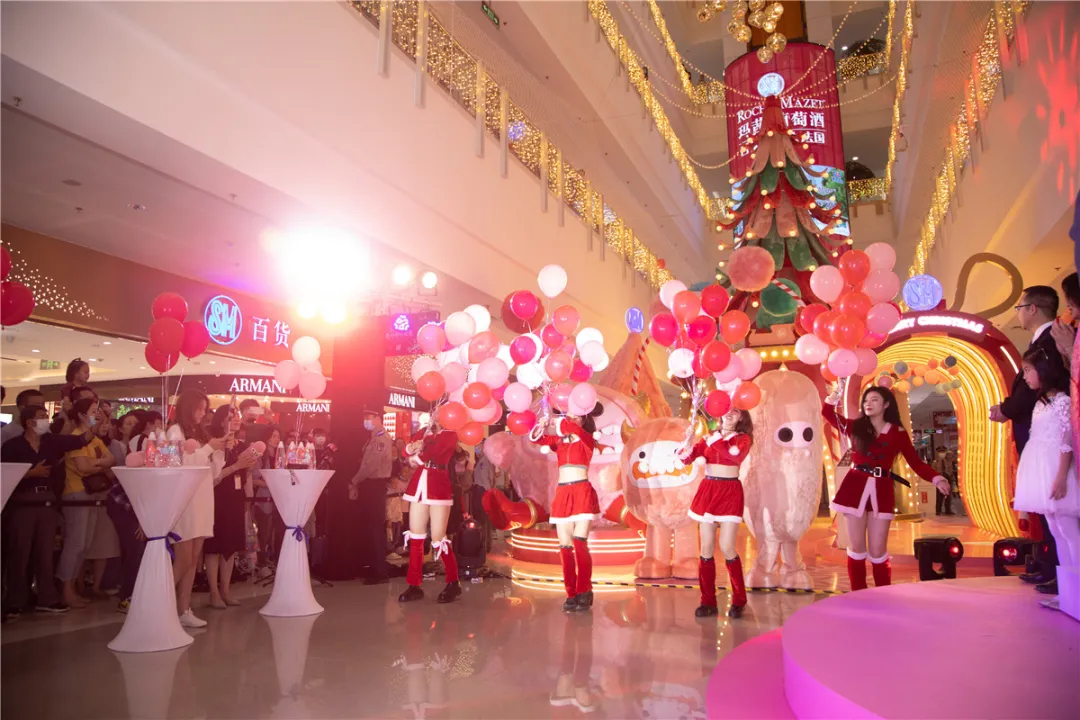 DODO星球软萌“小怪兽”齐聚厦门SM广场圣诞活动策划,超萌的