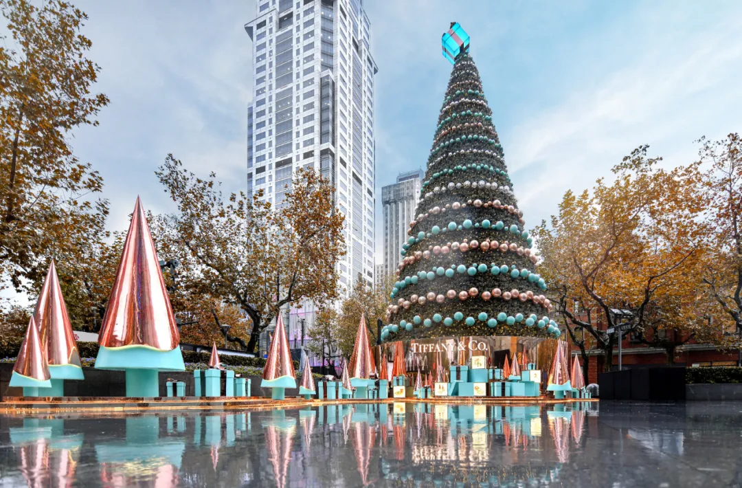 Tiffany圣诞树正式亮灯，蓝色礼盒解锁圣诞活动策划赢惊喜