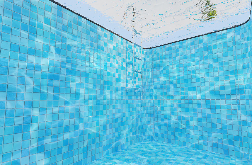 梦幻泳池空间艺术展览活动装置让你从不同面感受不一样的视觉体验