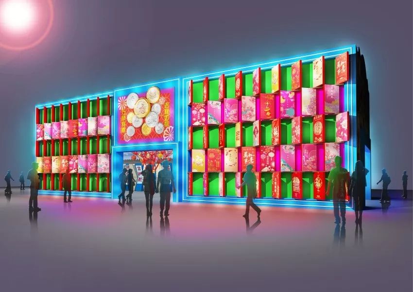 新加波鼠年创新元素迎新年灯光秀活动策划巧夺天工，绚丽夺目