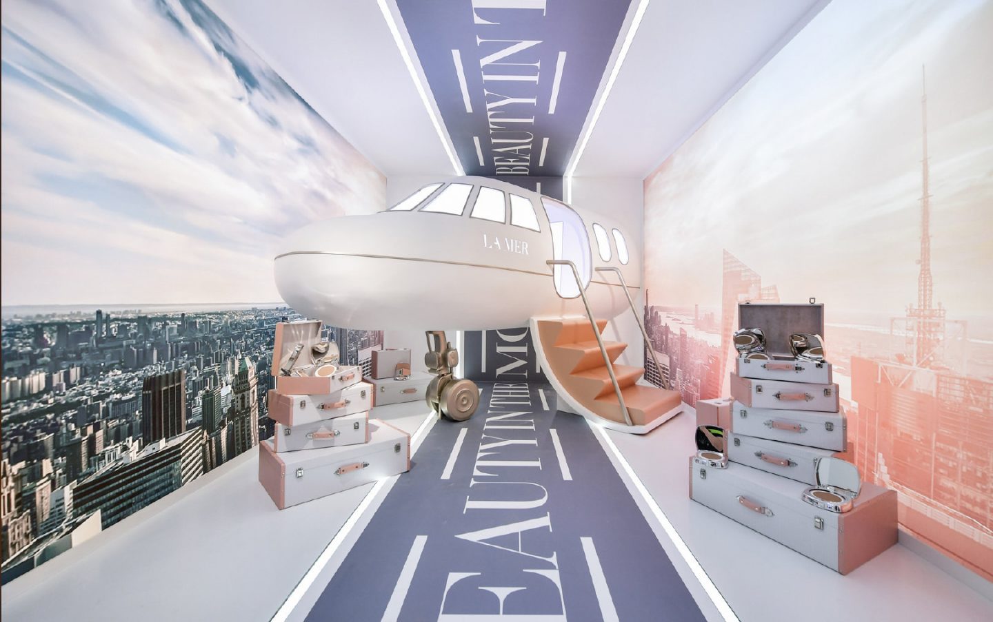 LA MER鎏光空间快闪店策划