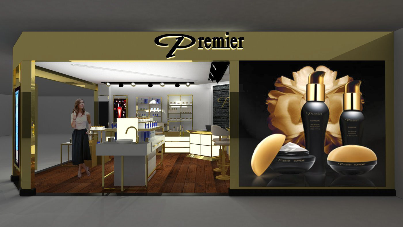 Premier Cosmetics的零售店设计好高贵啊
