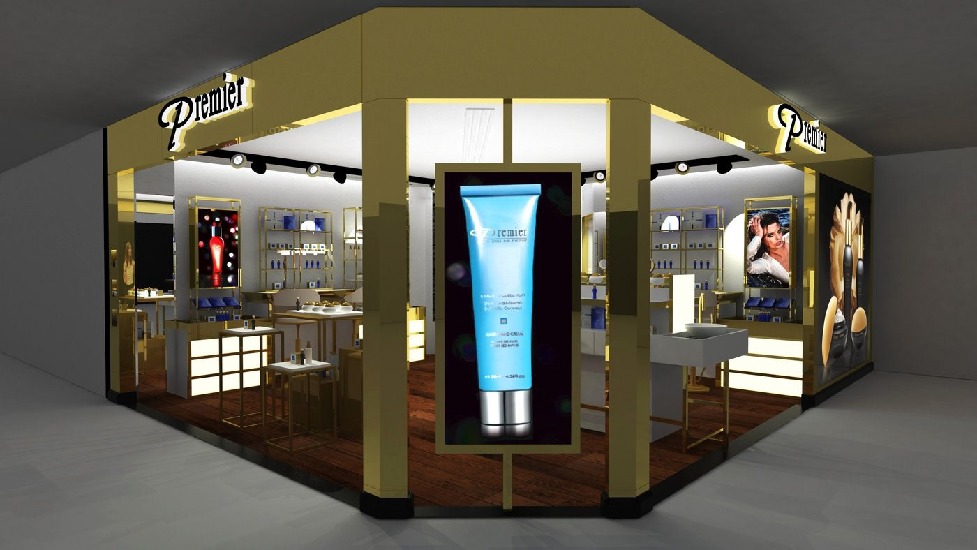 Premier Cosmetics的零售店设计好高贵啊