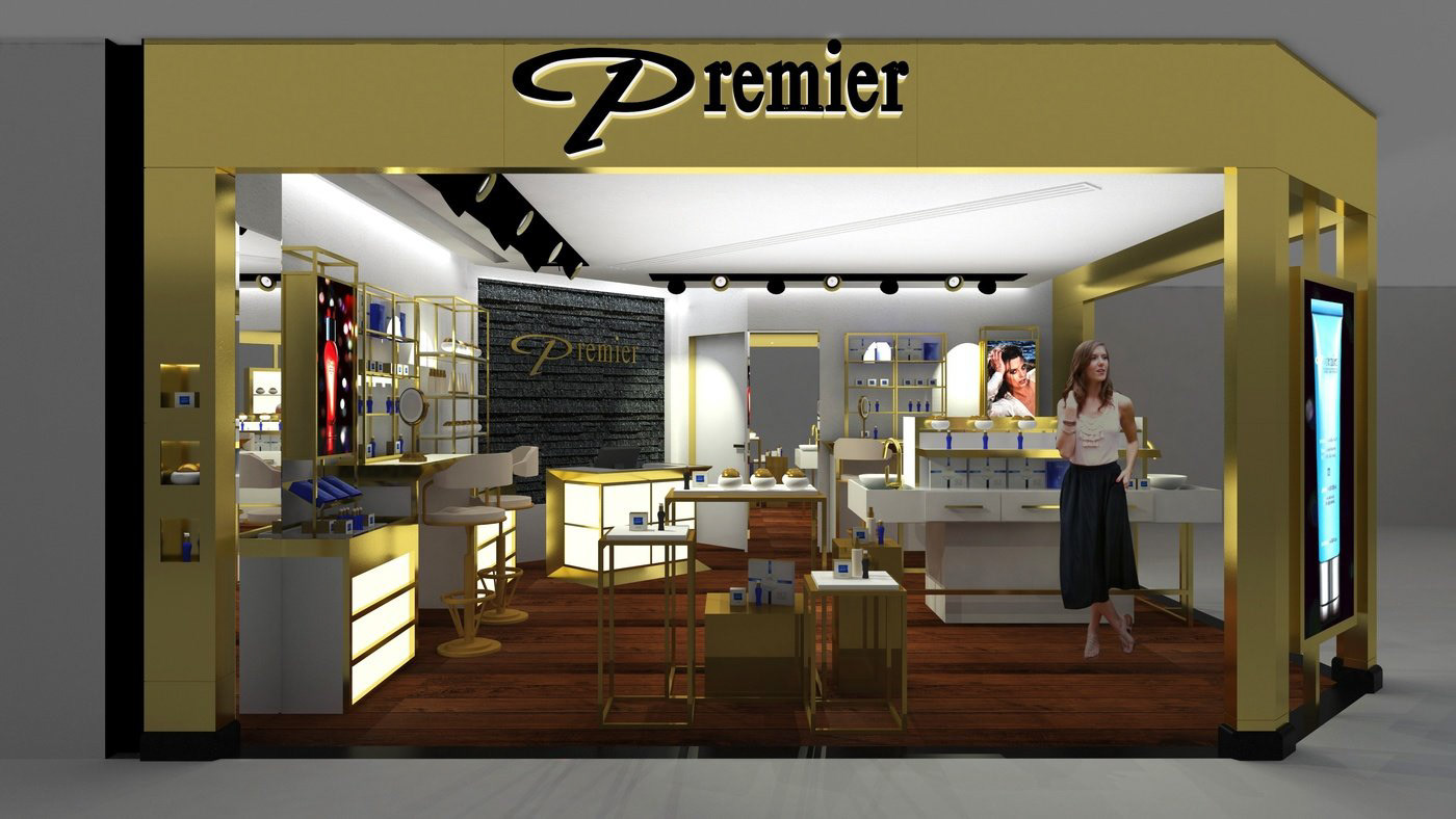 Premier Cosmetics的零售店设计好高贵啊