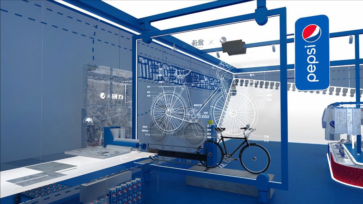 百事可乐这次的多元体验空间“集创箱”360度无死角感受原创势力