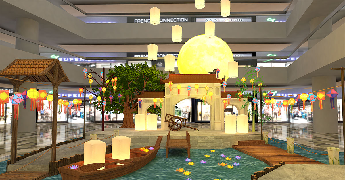 中秋节到了，玉兔会不会都跑到人间这等美景游玩呢？