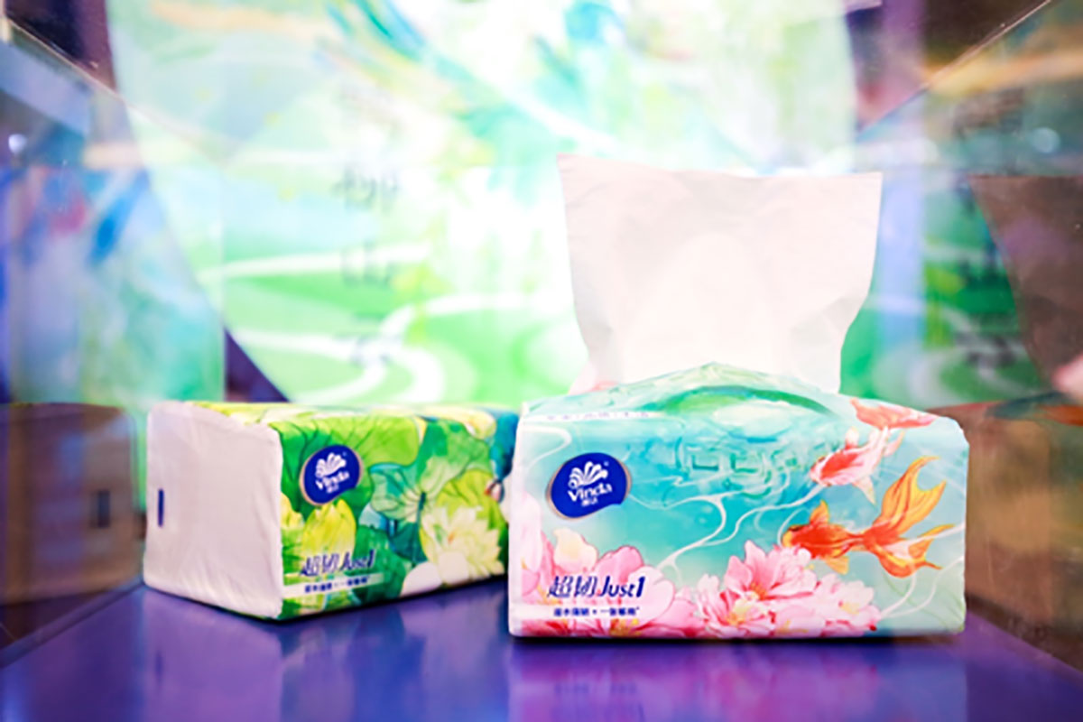 快闪店策划居然换主角了，纸巾也翻身当起了快闪店策划的主角玩起了国潮！