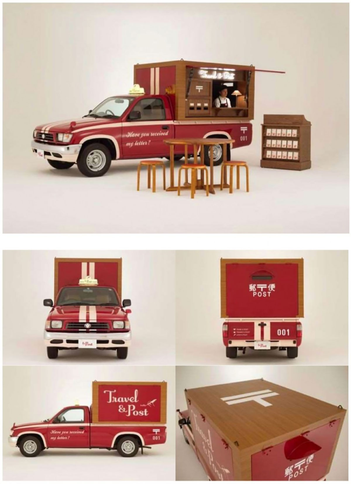 一场移动邮局车的快闪店策划游走在不同的观光地