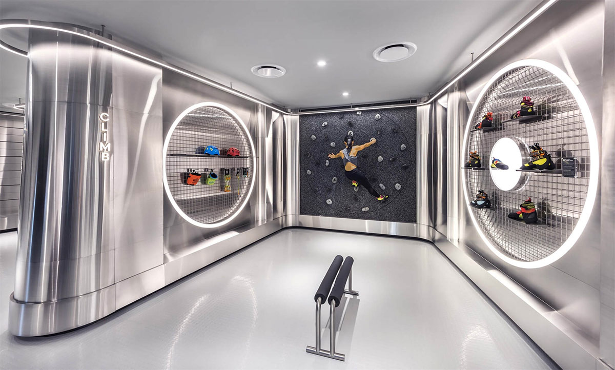 未来主义的设计风格，沉浸式的超体验，Durasport快闪店策划得很全面很炫酷