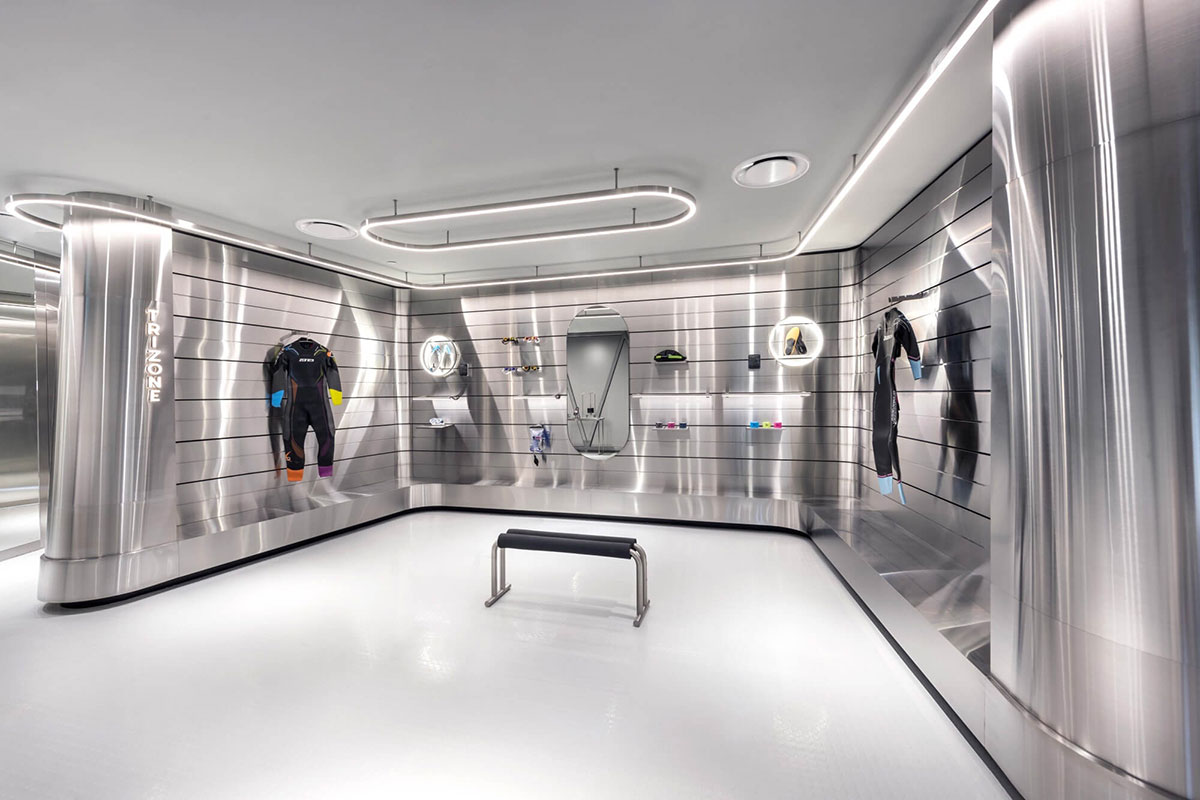 未来主义的设计风格，沉浸式的超体验，Durasport快闪店策划得很全面很炫酷