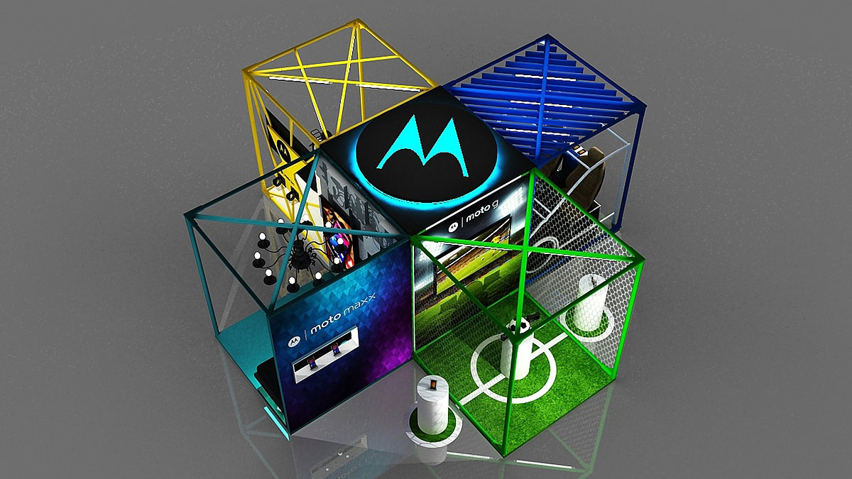 你想过在一台手机怎样用四种不同的互动体验集中呈现在一个快闪店里吗？