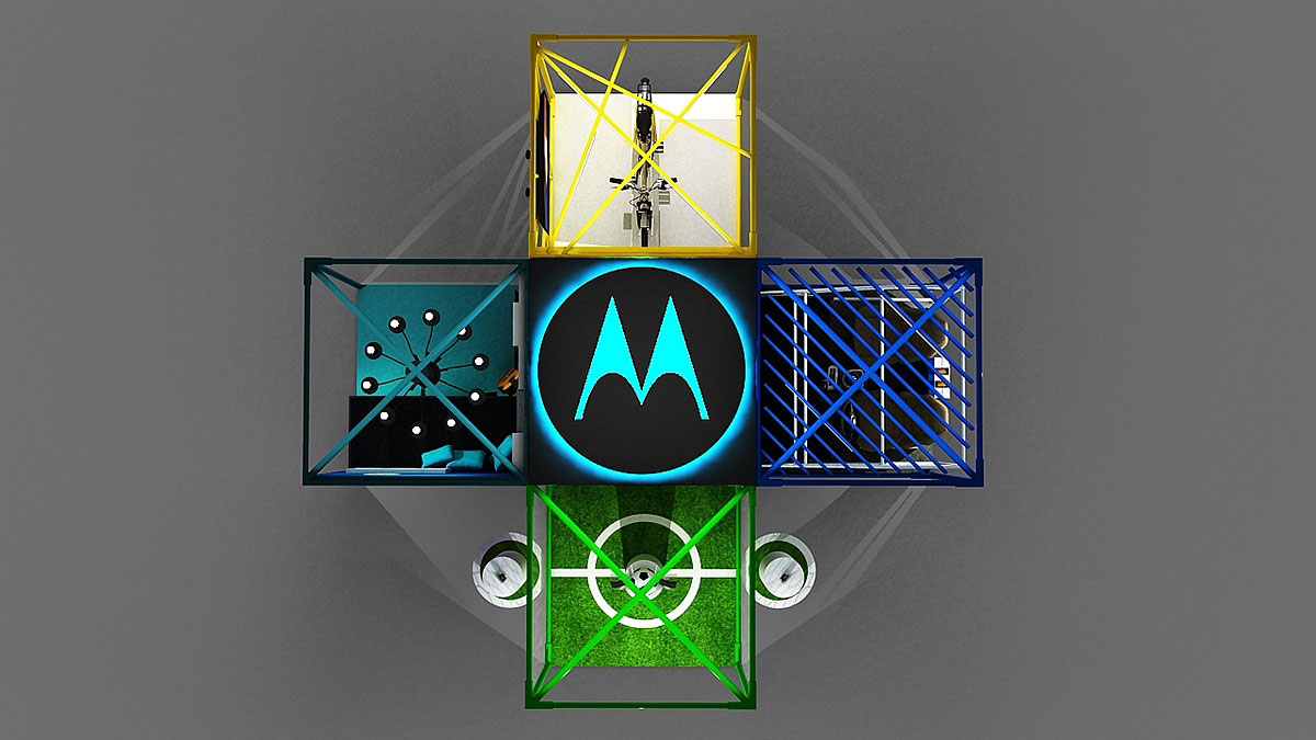 你想过在一台手机怎样用四种不同的互动体验集中呈现在一个快闪店里吗？