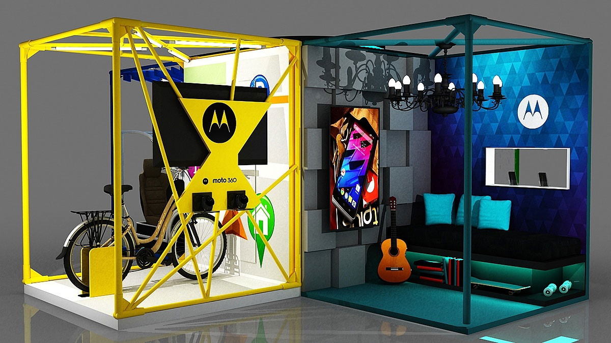 你想过在一台手机怎样用四种不同的互动体验集中呈现在一个快闪店里吗？