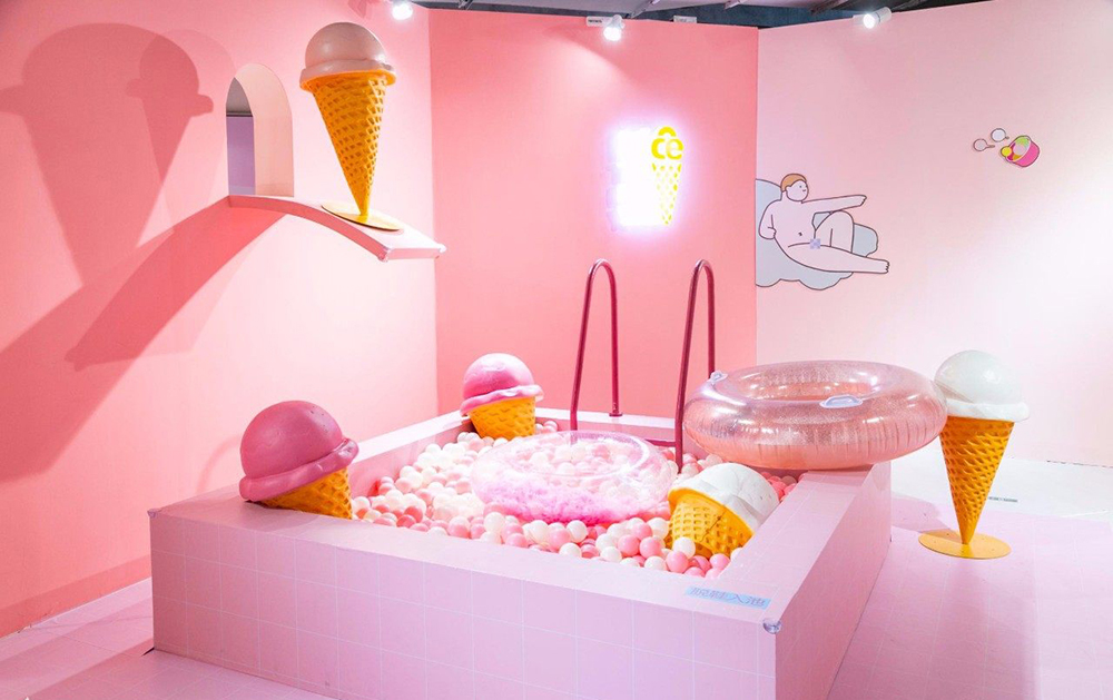 意大利网红冰淇淋沉浸式体验展览策划甜美风直接爆棚！