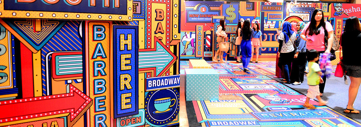 这个繁华的城市艺术展览晋升为主题市集里的网红打卡胜地了