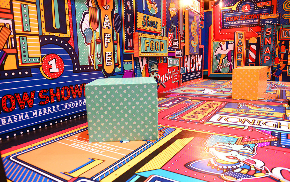 这个繁华的城市艺术展览晋升为主题市集里的网红打卡胜地了