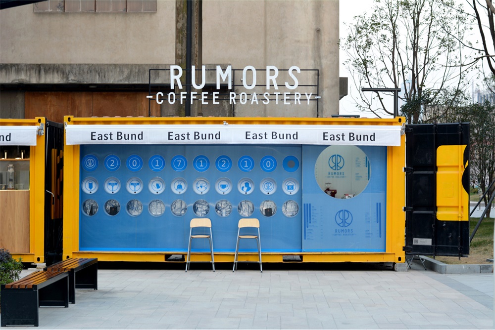 又好玩又好看,还有得喝的集装箱快闪店竟是一个迷你筒仓贩售机