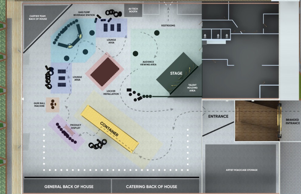 又一个集装箱式的快闪店抢占了眼球，这次的还是金灿灿的“宝藏”装置