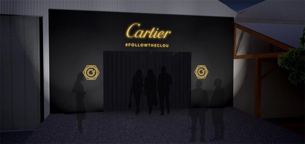 又一个集装箱式的快闪店抢占了眼球，这次的还是金灿灿的“宝藏”装置