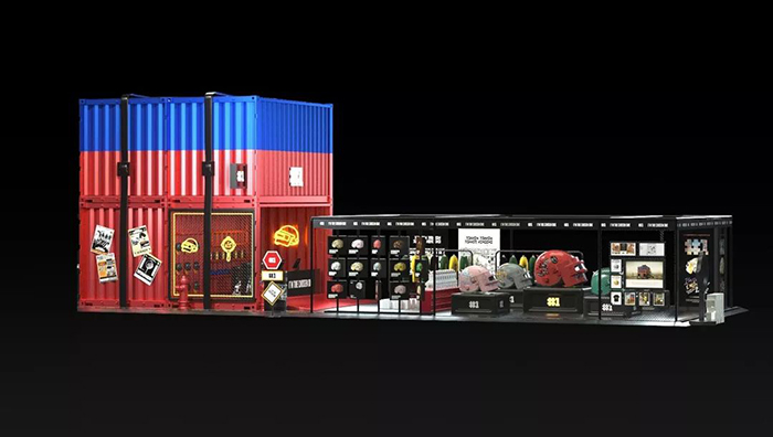 PUBG快闪店仿佛一个吃鸡战场，我这里有物资！｜国潮范这么闪