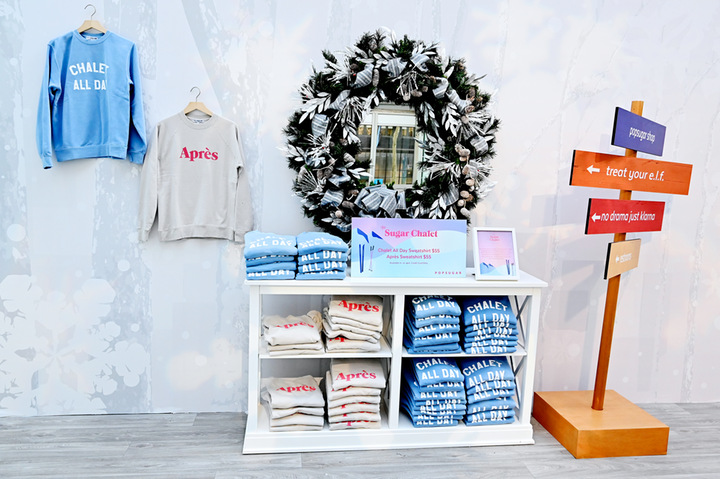 开放式互动体验的快闪店活动把客人带到了白雪覆盖的山坡小屋，好神秘