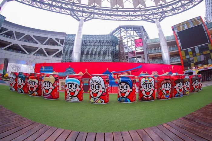 中国红快闪店展览活动祝你红红火火过大年,还有各式萌萌动漫形象