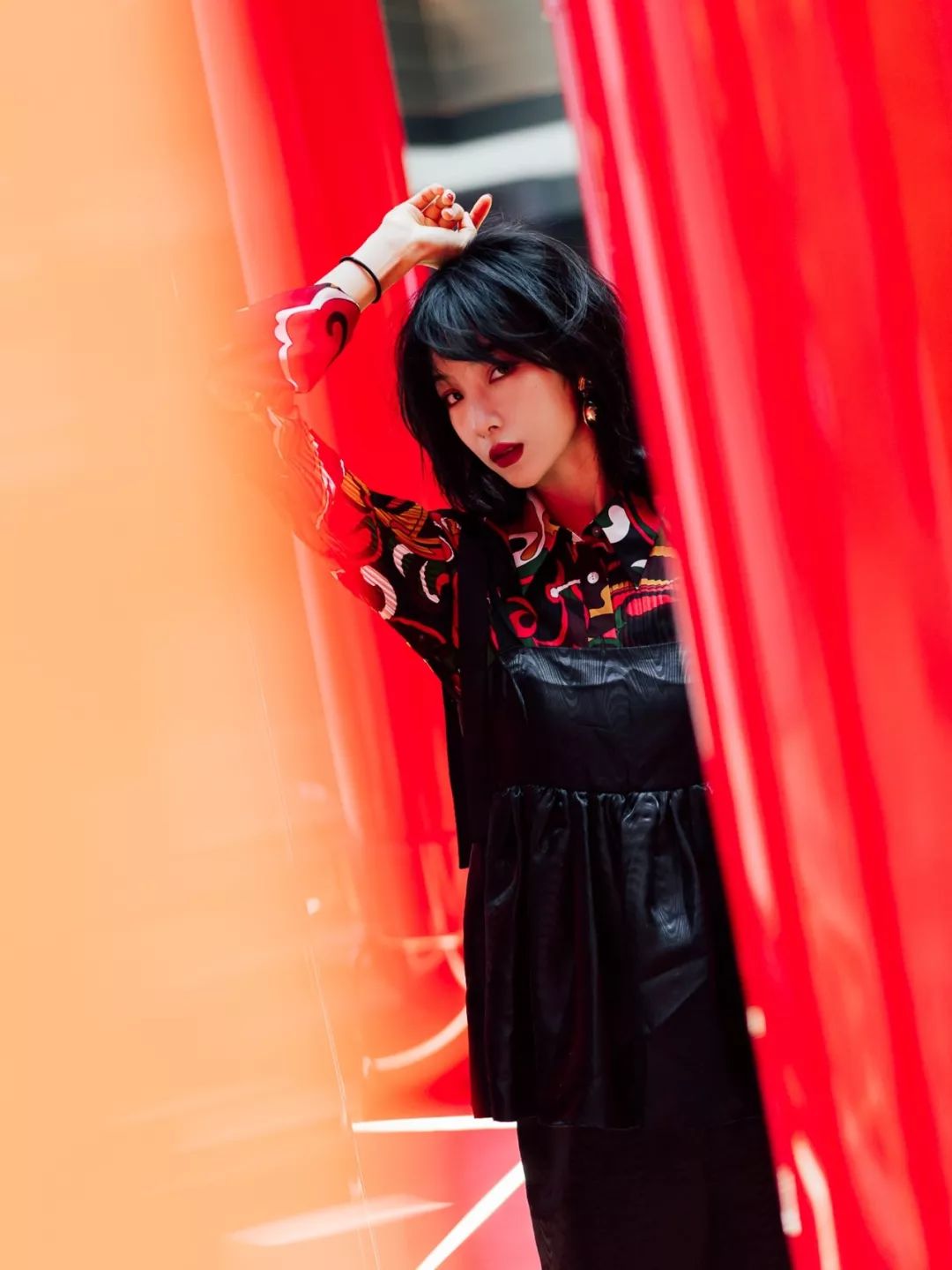 新春快闪店活动的全新高端打卡装置以中国风的春“结”拉开序幕