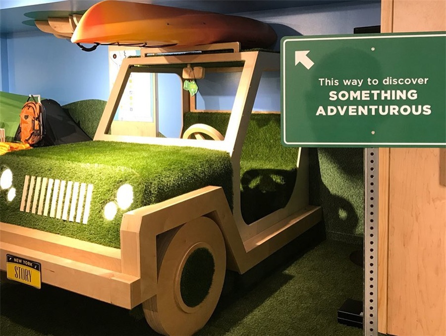 在商场里组织的这次春游快闪店活动太逼真和有趣了,春游就该如此