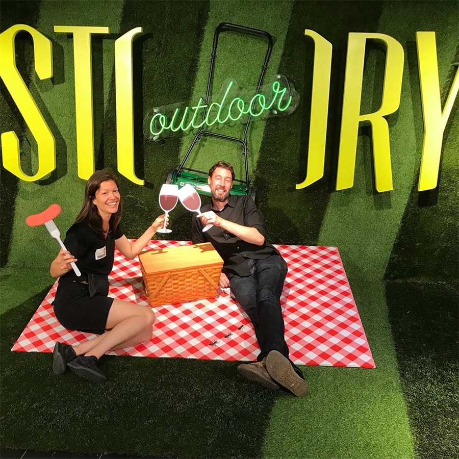 在商场里组织的这次春游快闪店活动太逼真和有趣了,春游就该如此