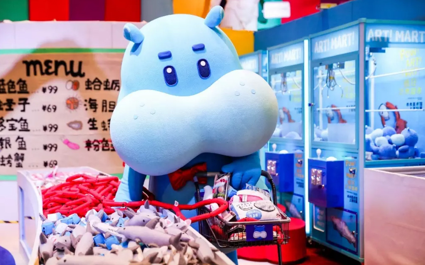 疯狂艺术超市快闪店展览活动把保鲜问题解决了，重点是很粉嫩哦