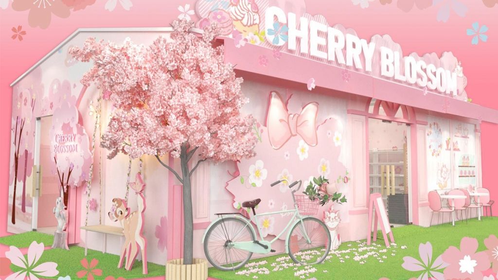 迪斯尼樱花季快闪店活动开播了：三大主题刷新樱花季，美呆了