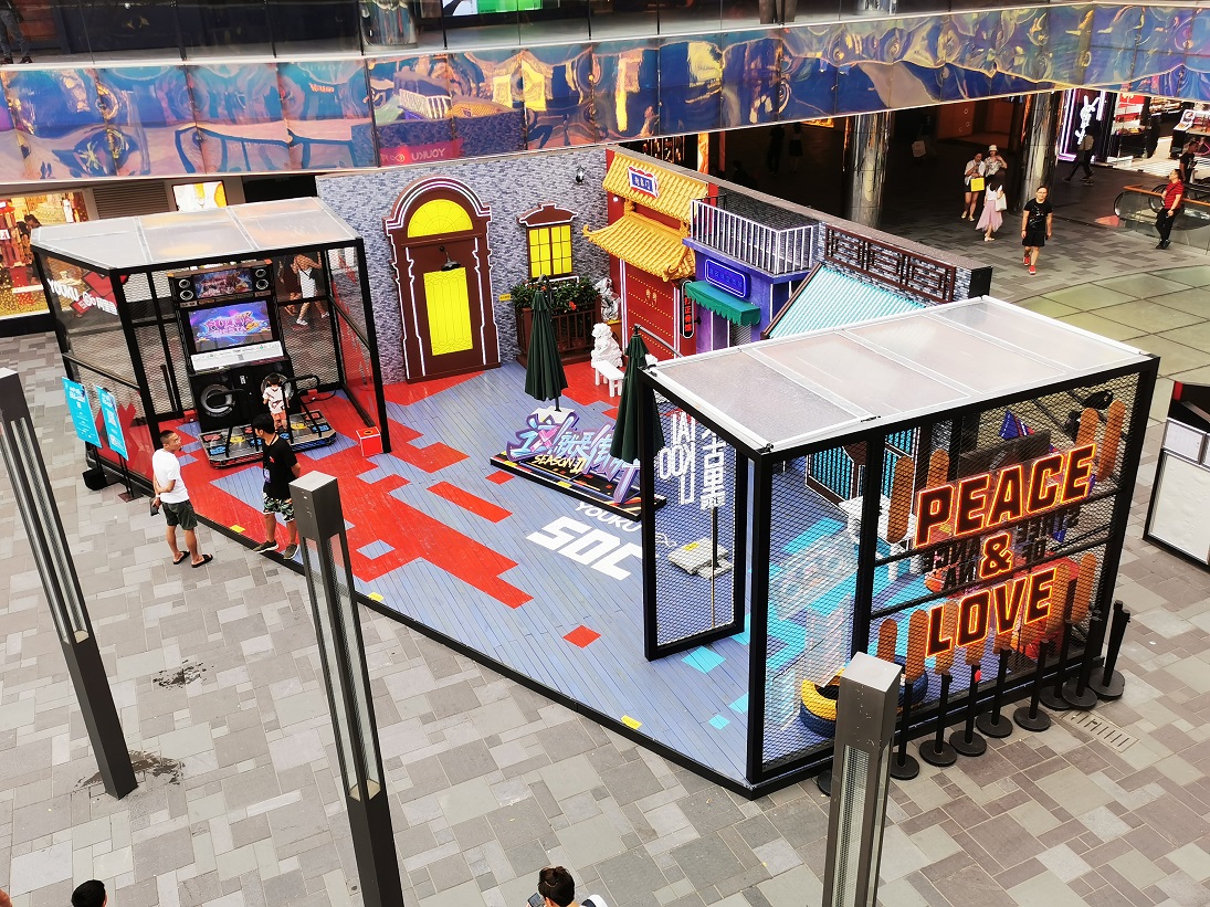 真人秀节目的快闪店活动燃爆了整个太古里，太酷炫了