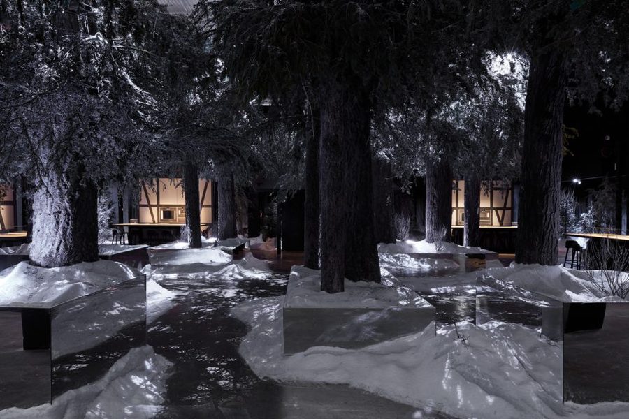 冬日森林仙境般的快闪店活动创造了独特的沉浸式用餐体验