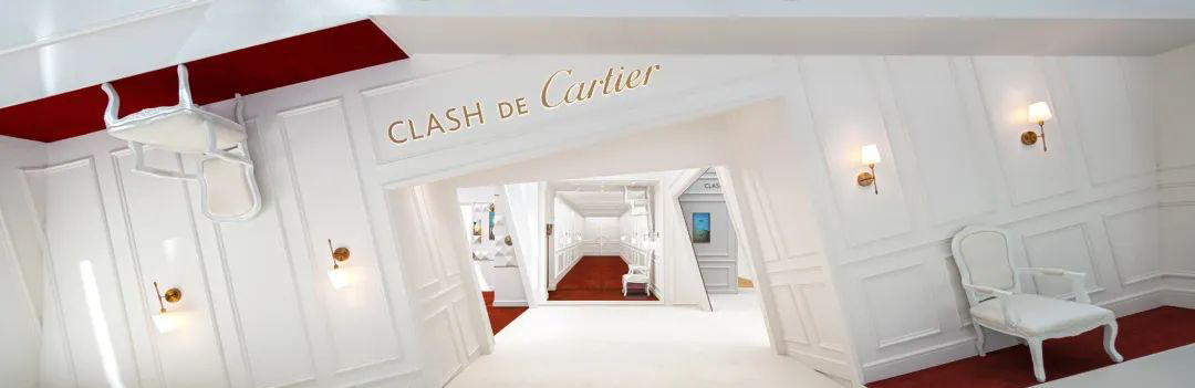 卡地亚快闪体验空间高级炫酷，双面碰撞尽享极致视觉