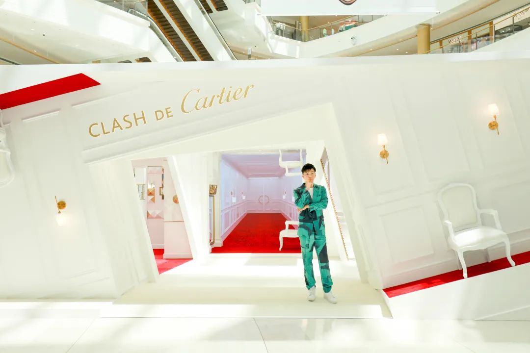 卡地亚快闪体验空间高级炫酷，双面碰撞尽享极致视觉