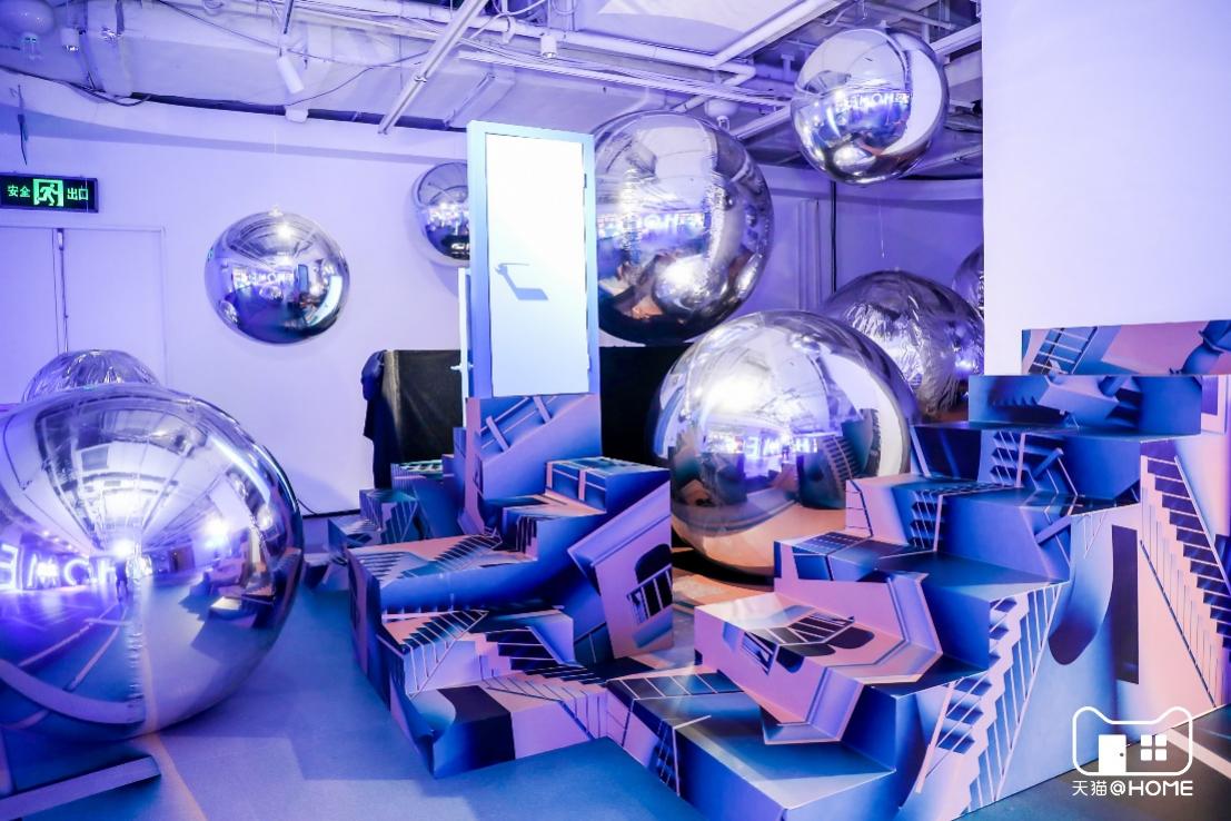 这场家居生活展览活动策划的主题打卡区满足不同家居空间想象