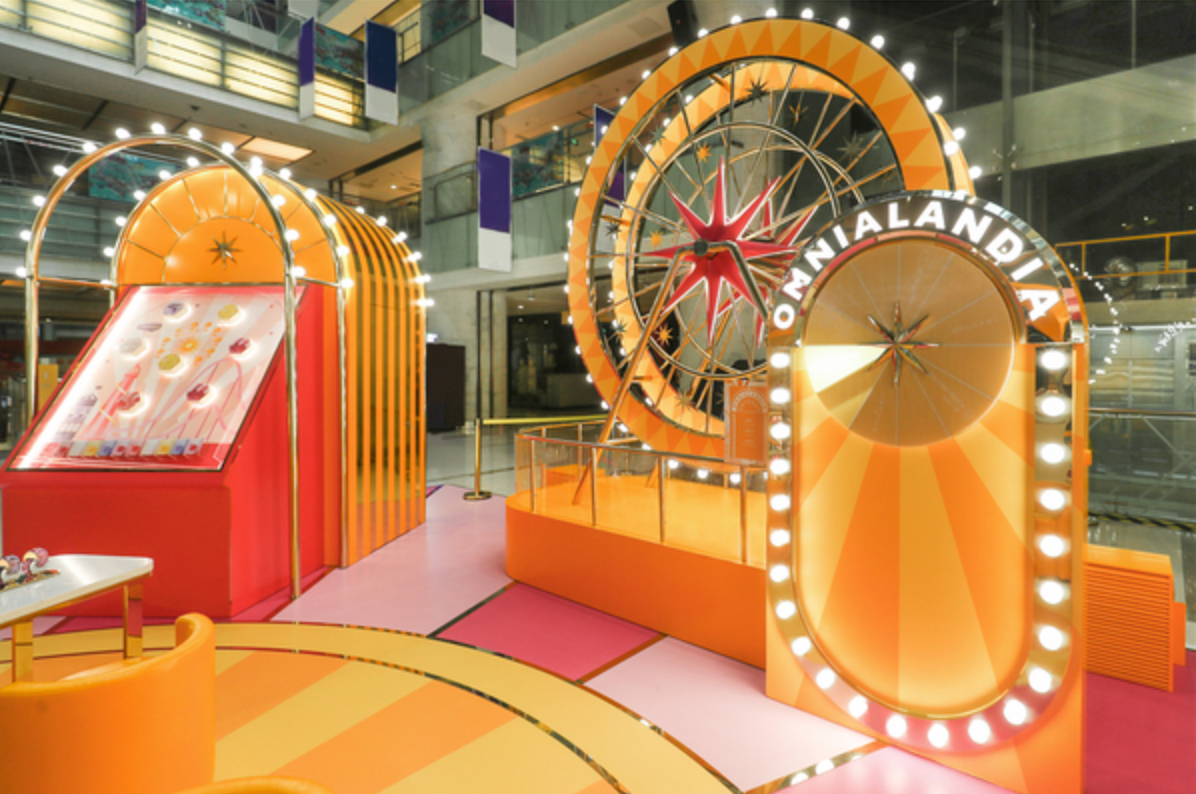 宝格丽晶彩乐园快闪店活动策划的游戏区和打卡区都很奇思妙想